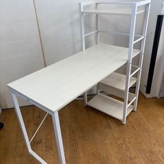 ジモティー特別価格🉐 N1181★棚付きデスク★パソコンデスク★デスク★幅1105mmの画像