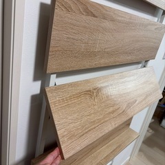 【 LOWYA 幅80cm ナチュラル】突っ張り棚 ハンガーラック 壁面収納の画像