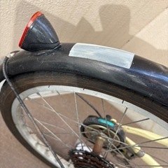 レイチェル(Raychell) 折りたたみ自転車 20インチ　FB-206R アイボリーの画像