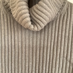 【美品】DRESSLAVE ドレスレイブ　レディース タートルネック ニット セーター 38サイズ Mサイズ トップス ベストモックネックの画像