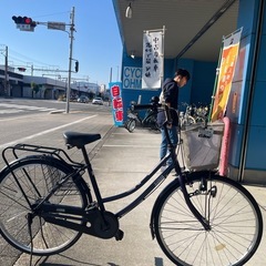 【大人用】整備済中古自転車 丸石26型レジオンW  最廉価 婦人車 紫色 <自転車のオオムラ 静岡店>の画像