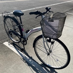 【大人用】整備済中古自転車 27型URBANLABO 白色 <自転車のオオムラ 静岡店>の画像