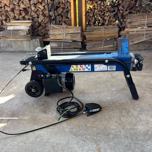 油圧式100v薪割り機