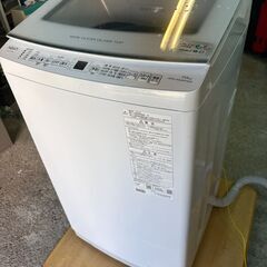 【2024年製】AQUA 7kg 全自動洗濯機 AQW-V7E4(W)｜ガラストップ・DDインバーター搭載！の画像
