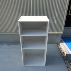 ニトリ　連結できるNカラボ レギュラー 3段(ホワイトウォッシュ)の画像