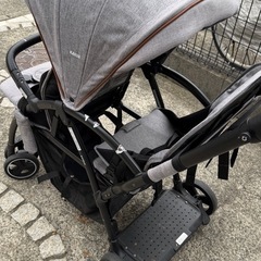 【KATOJI】2人乗りベビーカー新品購入・座席オプションつき付きの画像