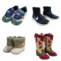 【まとめ売り】子供靴 キッズ 女の子 男の子 サイズいろいろ 友達とシェア 靴 スニーカー ブーツ サンダルなどの画像