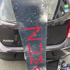 写真更新。スノーボード　新品一回使用　持ち運びカバー付きの画像