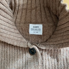 coen メンズ　セーターカーディガンの画像