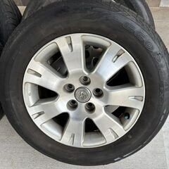 トヨタ・10系アルファードG等用 205/65R165 16インチ ノーマルタイヤ＆純正アルミホイール 4本セットの画像