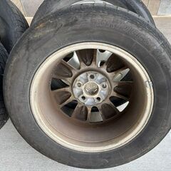 トヨタ・10系アルファードG等用 205/65R165 16インチ ノーマルタイヤ＆純正アルミホイール 4本セットの画像
