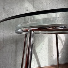 ガラステーブル　φ1050の画像