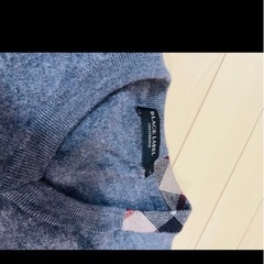 BLACK LABEL グレー Vネック セーターの画像