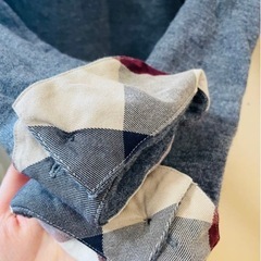 BLACK LABEL グレー Vネック セーターの画像