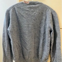 BLACK LABEL グレー Vネック セーターの画像