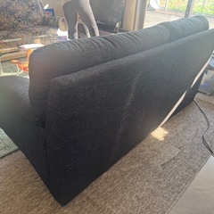2.5人掛け　ソファー　ブラックの画像