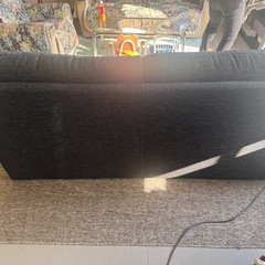 2.5人掛け　ソファー　ブラックの画像