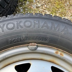 鉄ホイール　13インチ　マルチホール　4本の画像