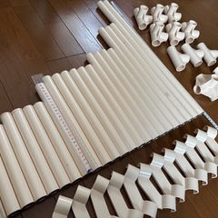 イレクターパイプ/部品たくさん　DIYの画像