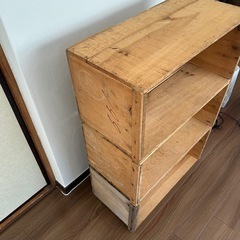 りんご箱　3つセット(11／20まで販売)の画像