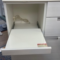 【リサイクルサービス八光】幅80㎝　ニトリ　キッチンボード(ダリア 80KB WH)の画像