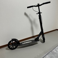 【美品】FRENZY 大人用キックボード／折りたたみ式／前ブレーキ付きの画像
