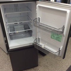 【大容量ボトムフリーザー】2ドア冷凍冷蔵庫 MITSUBISHI 三菱 MR-P15H-H 140L 2023年製:マットチャコールの画像