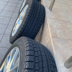 数日使用のみMAZDA CX-8 スタッドレスタイヤ 純正 ホイール付きの画像