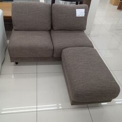 ★リユースのサカイ日立店★HJ8309 NITORI 2人掛けソファ ブラウン H80×D73～125×W120 クリーニング済み の画像