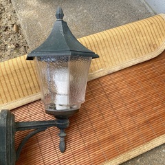 アンティーク  玄関灯　LED電球付き　昭和レトロの画像