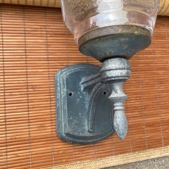 アンティーク  玄関灯　LED電球付き　昭和レトロの画像