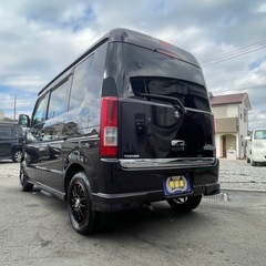 🉐【支払い総額35万円】車検令和9年4月23日　H19年 12月  スズキ　エブリィワゴン　PZターボ  スペシャルハイルーフ　両側パワースライド　SDナビ調子良好！の画像