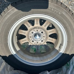13インチ 155/65R13 スタッドレスタイヤ＆アルミホイールセット4本  BLIZZAK VRXの画像