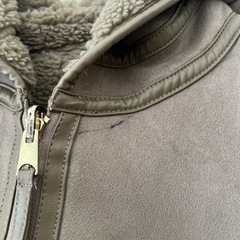 リバーシブルフェイクムートンコートの画像