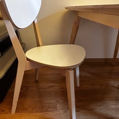 【使用1年】IKEA ダイニングテーブル、チェアセットの画像