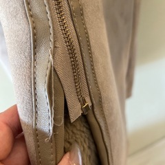 リバーシブルフェイクムートンコートの画像