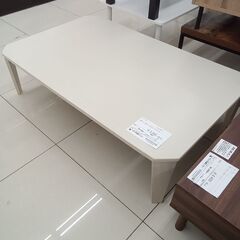 ★リユースのサカイ日立店★HJ8310 NITORI 折りたたみローテーブル オフホワイト H32.4×D75×W120 クリーニング済み の画像