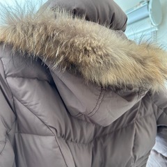 90%ダウンコート　ラクーンファーの画像