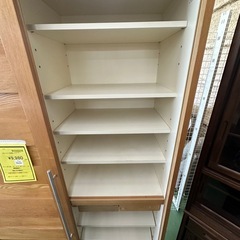 【ドリーム川西店御来店限定】☆ジモティー見たよ♪割引☆スライド2枚扉レンジボード／クリーニング済み【2125560000022201】の画像