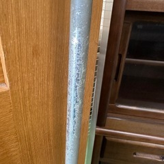 【ドリーム川西店御来店限定】☆ジモティー見たよ♪割引☆スライド2枚扉レンジボード／クリーニング済み【2125560000022201】の画像