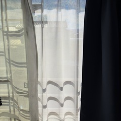 遮光カーテン　レースカーテンの画像