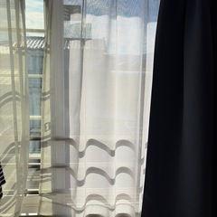 遮光カーテン　レースカーテンの画像