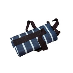 エコバッグ ブルー ストライプの画像