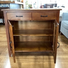 ティンバーキャビネット【町田市再生家具】　252371の画像