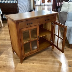 ティンバーキャビネット【町田市再生家具】　252371の画像