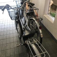 🌼【お譲りの方が決まりました】自転車3台＆3WAY電気鍋・イス・すみっこ非売品ファイルのおまけ付き8点セット🌸の画像