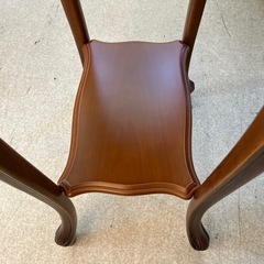 A2511-265 アンティークテイスト 猫脚コンソール 大理石風天板 キズ汚れ有りの画像