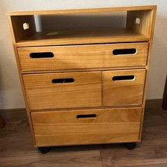 キャスター付き収納、譲ります！の画像