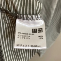 ユニクロの多分アンダーシャツMの画像