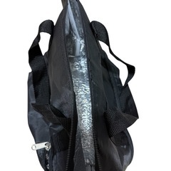 保冷バッグ ブラック  保冷機能付きポケットの画像